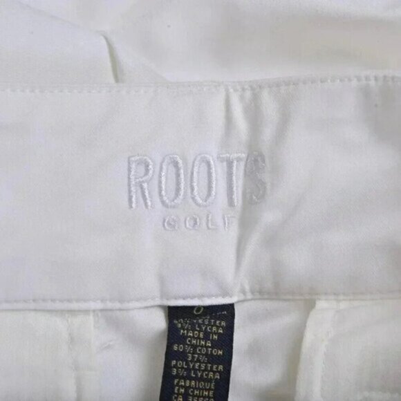 Roots Gold White Capri Pants Crop Size 0 - Picture 5 of 11